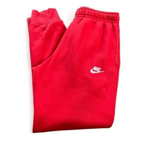 Mens Red Nike Joggers